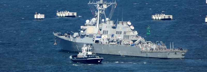 美军驱逐舰在南海突发故障，失去电力长达4天
